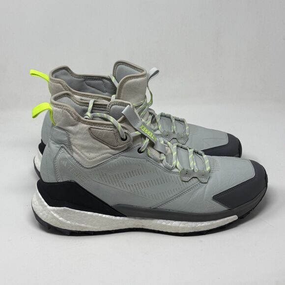 Adidas Terrex Free Hiker 2.0 Mid Sneakers Boots Mens 14 Gray Blue Leather Shoes main image 8